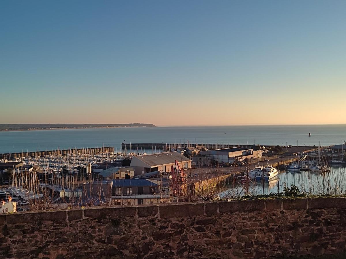 La Maison de l'Amiral vue sur mer à Granville Eksteriør bilde