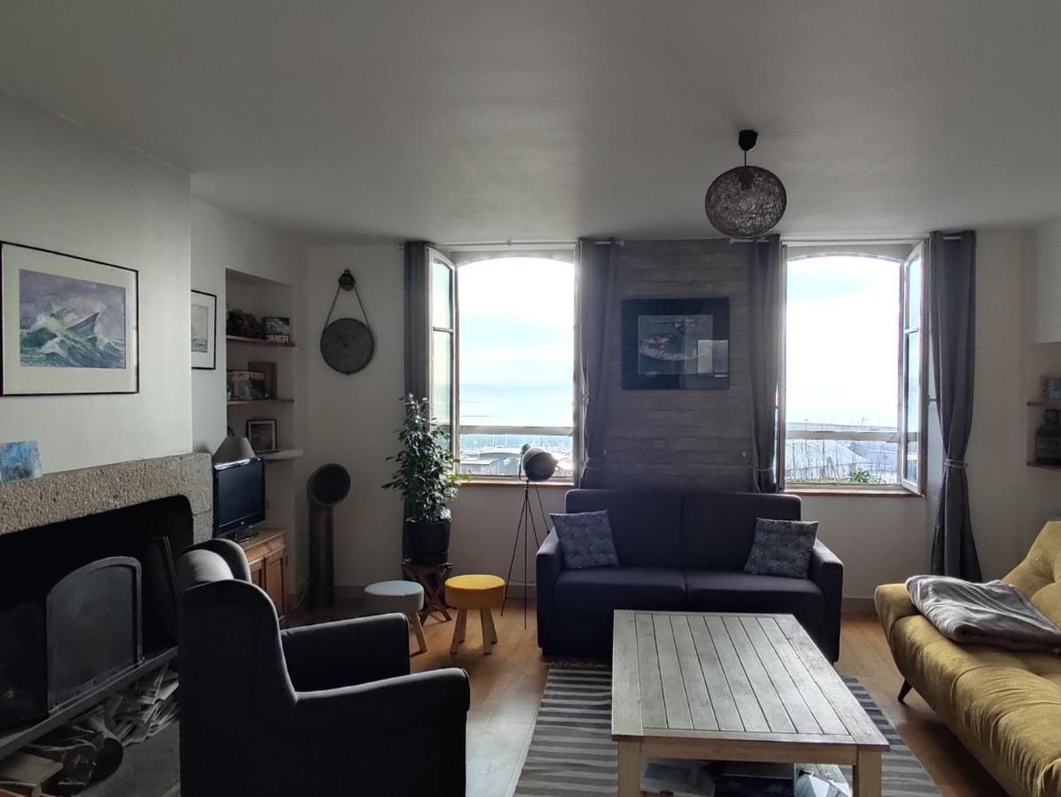 La Maison de l'Amiral vue sur mer à Granville Eksteriør bilde